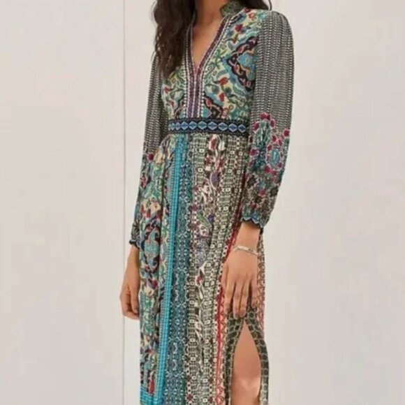 Bhanuni by Jyoti Maxi Dress by Anthropologie multicolored - Women XXS - Picture 1 of 12